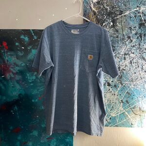 Carhartt Men's Blue Pocket T-shirt